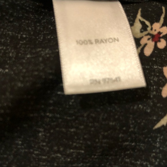 J. Jill Black Ruffle Blouse Size MP - Picture 8 of 10